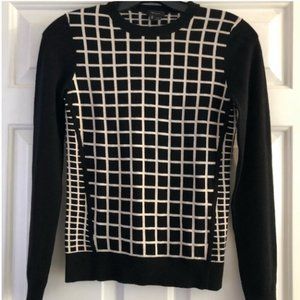 Theory Tommie Evian Windowpane Sweater XS